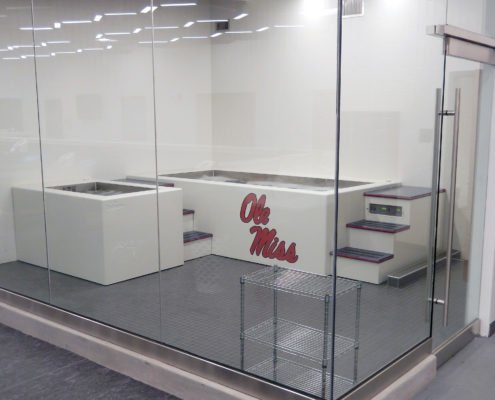 Ole Miss CRYOTherm Grimm Scientific hydrotherapy room