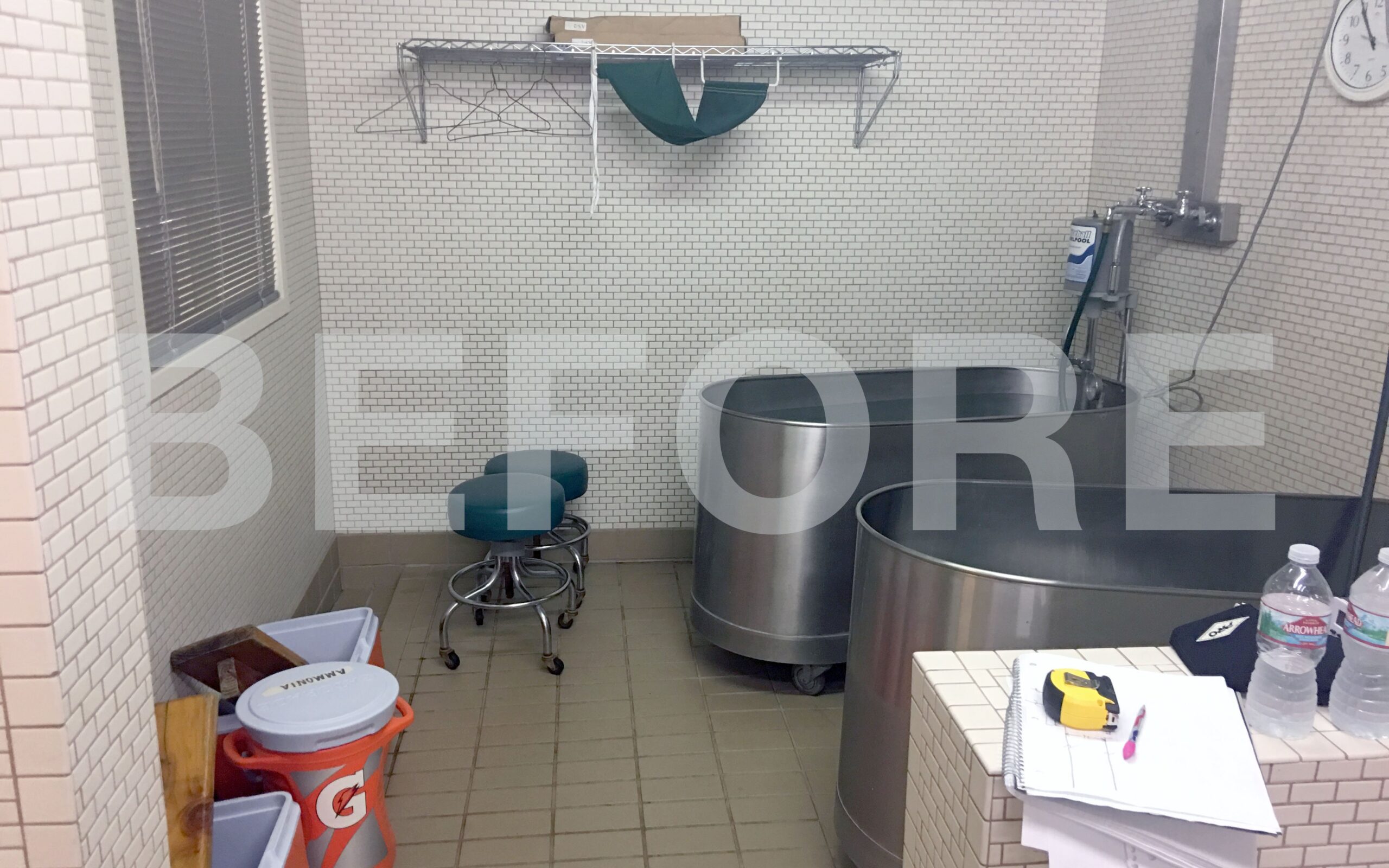 Oakland A's CRYOTherm Grimm Scientific hydrotherapy room